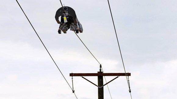 FiberDeploy_Hero Making aerial fiber deployments faster and more efficient with a robot and custom system